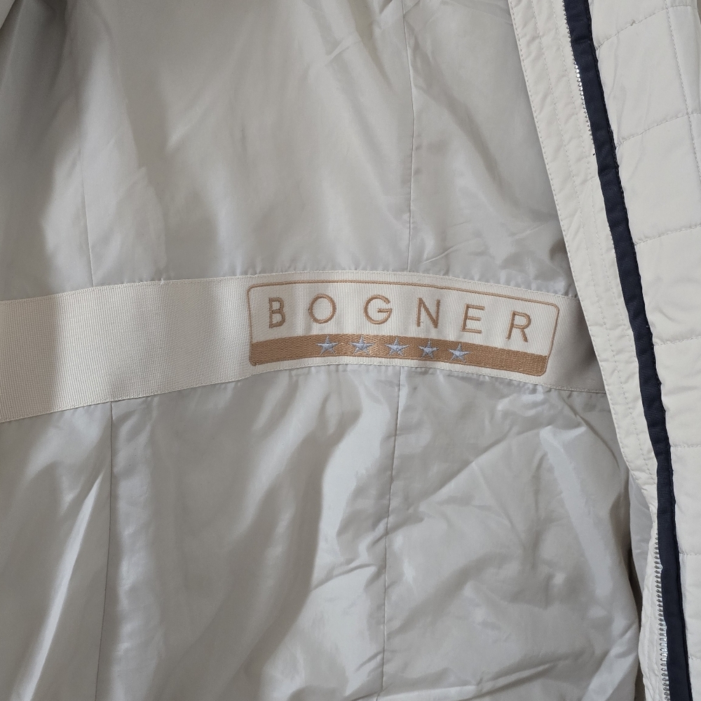 Bogner Goan Thylmann cream puffer down jacket size M - Picture 11 of 16